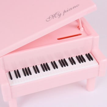 Δημιουργικό Piano Piggy Bank for Kids Coin Money Box Μεταμφιεσμένο χρηματοκιβώτιο Διακόσμηση δωματίου για κορίτσια Ιδέες για δώρα γενεθλίων για παιδιά