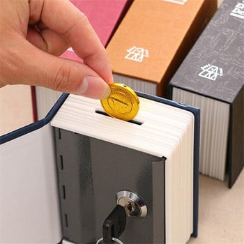 Λεξικό Mini Safe Box Βιβλίο Χρήματα Κρυφή Μυστική Ασφάλεια Χρηματοκιβώτιο Κλειδαριά Μετρητά Χρήματα Αποθήκευση νομισμάτων Κοσμήματα κλειδί ντουλάπι για δώρα για παιδιά