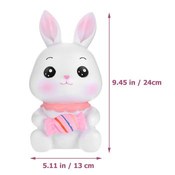 Bank Piggy Moneybanks Kids Bunny Saving Rabbit Box Animal Potcute Cash Πασχαλινή Jarfigurine Κορίτσια Παιδιά Ταμιευτήριο Παιδικά Παιχνίδια Δώρο