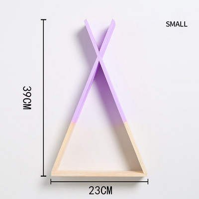 Nordic X Triangle Fapolc Kezdőlap Fali Dekoratív Polc Nappali Fali Fapolc Tárolás Gyerekeknek Fiú Lány Szoba Dekoráció