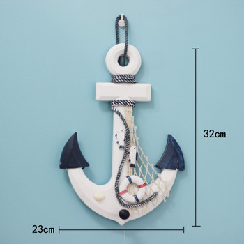 Средиземноморски стил декоративен висулка кораб котва кораб рул детска стая фон стена висулка декорация на дома