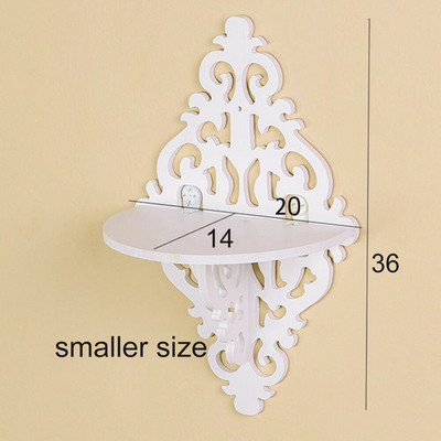 Baltos sienos laikymo lentynos Naujo europietiško stiliaus lentynos lentynos laikiklis pakabinamas lenta deimanto formos 3D miegamojo sienos namų dekoravimas