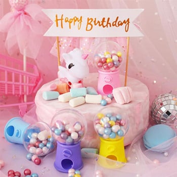 12 τμχ Machine Candy Gumball Dispenser Mini Kids Catchergum Bubble Party Claw Vending Grabbing Box Favor Πασχαλινό ζελέ Grabber