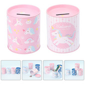 Banka Prasica Jednorog Novac Novčić Štednja Životinja Staklenka Metalna Kutija Dječje Banke Mala Rainbow Lonac Limeni lim Dijete Za Ukras S