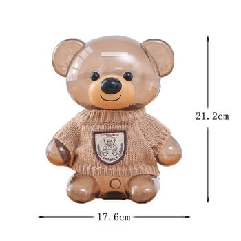 Γελοιογραφία Little Bear Piggy Bank Κέρματα Χάρτινα κουτιά αποθήκευσης χρημάτων Υψηλή χωρητικότητα Εξοικονομήστε χρήματα μπορεί να χαριτωμένα παιδικά παιχνίδια Παιδικά δώρα γενεθλίων