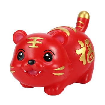 Lovely Tiger Piggy Bank Coin Box Εξοικονόμηση χρημάτων 2022 Κινεζική Ζωδιακή διακόσμηση Τίγρης