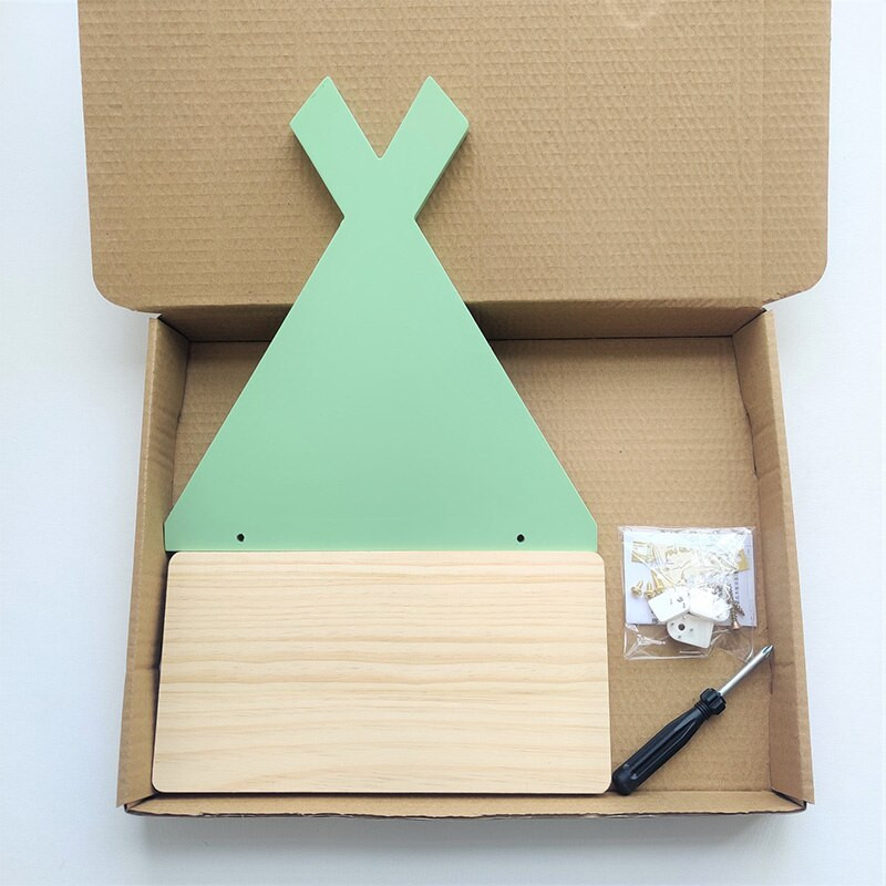 Raft plutitor de perete cu urs de desene animate, nor din lemn, roz, suport de depozitare în formă de coroană, decorațiuni pentru cameră pentru copii, organizator de creșă