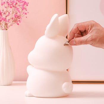 Κινούμενα σχέδια Rabbit Money Saving Box Κουμπαράς Κέρματα Θήκη φύλαξης μετρητών Θήκη Παιδικής κρεβατοκάμαρας Στολίδι Δώρο γενεθλίων Διακόσμηση σπιτιού