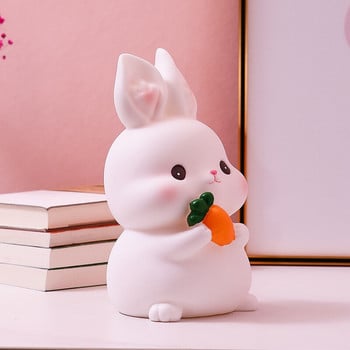 Κινούμενα σχέδια Rabbit Money Saving Box Κουμπαράς Κέρματα Θήκη φύλαξης μετρητών Θήκη Παιδικής κρεβατοκάμαρας Στολίδι Δώρο γενεθλίων Διακόσμηση σπιτιού