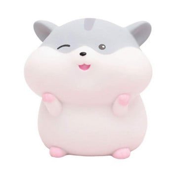 Hot Sale Hamster Piggy Bank Kids Coin Money Bank Hamster Resin Στολίδι S Grey Gifts Διακόσμηση παιδικού δωματίου