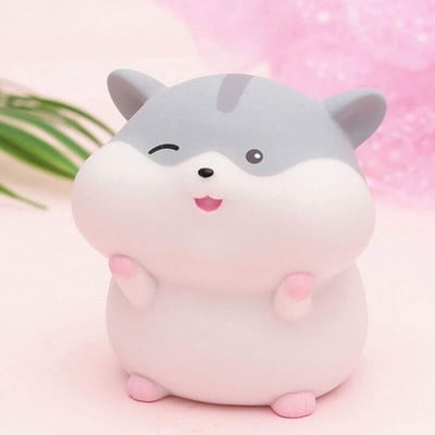 Hot Sale Hamster Piggy Bank Kids Coin Money Bank Hamster Resin Στολίδι S Grey Gifts Διακόσμηση παιδικού δωματίου