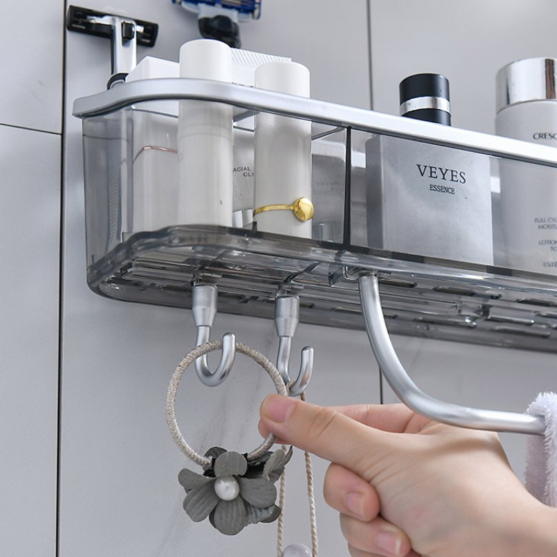 Suport de depozitare pentru toaleta neperforat baie baie gargara raft suport de perete prosoape baie