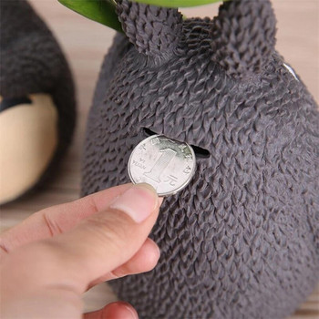 Hot Sales Cute Totoro Piggy Bank Κουτί αποθήκευσης χρημάτων Ρητίνη ειδώλια κινουμένων σχεδίων Τράπεζα κερμάτων Ταμιευτήριο Κατσαρόλας Διακόσμηση επιφάνειας εργασίας Παιδιά Δώρο γενεθλίων