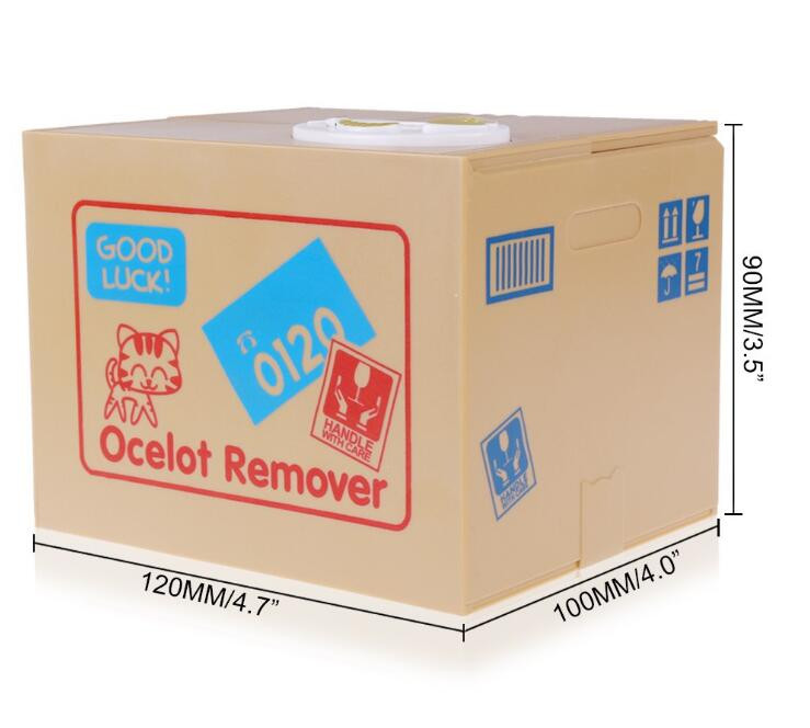 Cutie de economisire a banilor 1 bucată fură automată bancă de monede cadou pentru copii pușculiță