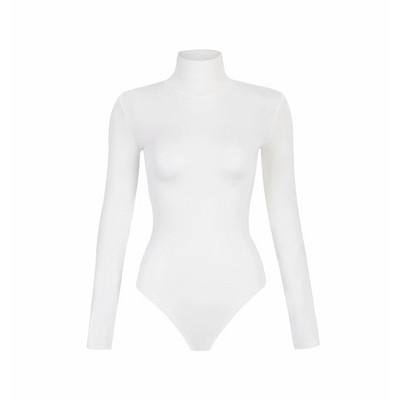 Sieviešu ikdienas bodijs ar augstu apkakli