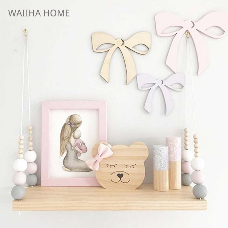 Nordic Kids Decor Bojt Tárolópolc Rack Falra akasztós Fajátékok Modell Baba Gyerek Szobabútor Artic Otthoni Dekoráció