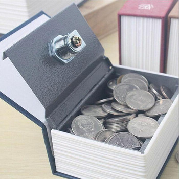 Deposit Box Mini School Locker Bank Αλλαγή Αποθήκευσης Ασφάλεια Αποθήκευση Χρηματοκιβώτιο Κλειδαριά Βιβλίο μετρητών Κρυφό νόμισμα Money Secret Tonic
