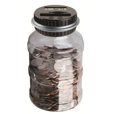 Piggy Bank skaitiklių monetų elektroninė skaitmeninė LCD skaičiavimo monetų dėžutė už USD EURO Pinigų dėžutė Stiklainė Monetų Banko laikymo dėžutė