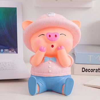 24 εκ. UNBreak Cute Cartoon Pig PIGGY Bank Κουτιά με κέρματα Πλαστικά PVC Still Savings Παιχνίδι Χρηματοκιβώτιο δώρο λάτρεις των παιδιών 1 τεμάχιο