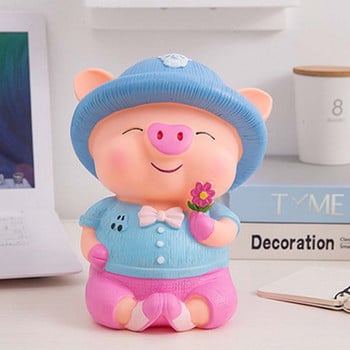 24 εκ. UNBreak Cute Cartoon Pig PIGGY Bank Κουτιά με κέρματα Πλαστικά PVC Still Savings Παιχνίδι Χρηματοκιβώτιο δώρο λάτρεις των παιδιών 1 τεμάχιο