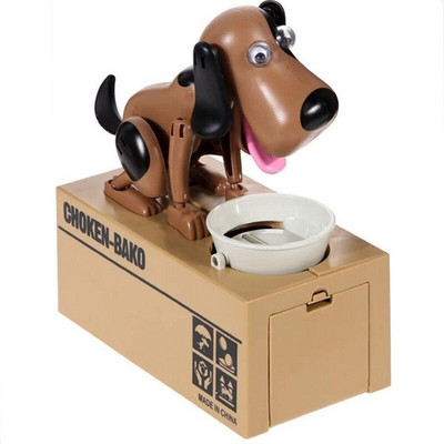 Cute Puppy Dog Piggy Bank Χρηματοκιβώτιο Save Money Box Saving Money Pot Κουτί νομισμάτων μπορεί Ηλεκτρονικός κουμπαράς Παιδικά δώρα γενεθλίων για παιδιά