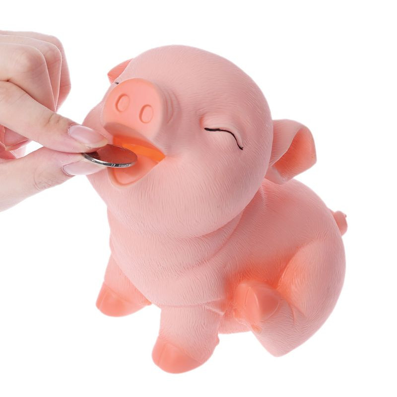 Pig Piggy Bank érme Pénz készpénz Kinyitható gyűjthető takarékdoboz gyerekeknek Kid