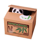 Panda monetų dėžutė vaikams pinigų bankas Automatinė pinigų taupymo Piggy Bank Dovana vaikams Monetų Piggy Pinigų taupymo dėžutė Kalėdinė dovana