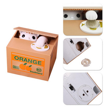 Panda Coin Box Kids Money Bank Automatic Money Saving Piggy Bank Δώρο για παιδιά Coin Piggy Money Saving Box Χριστουγεννιάτικο δώρο