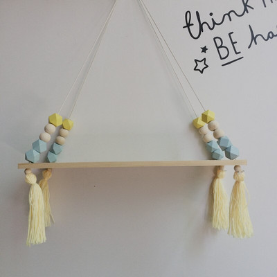 Nordijske dječje sobe i dječje zidne viseće dekoracije Rese Stalak za police za pohranu Drvene igračke Model Dječja oprema za dječju sobu Artic Home Decoration