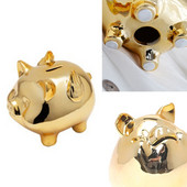 Kerámia arany malacpersely aranyos érme malacpersely Kreatív lakberendezés Lucky Pig Dekoráció