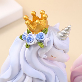 Κουμπαράς Princess Unicorn για παιδιά Παιδιά Ενήλικες Χαριτωμένη νεράιδα Ζώο Χρήματα Ταμιευτήριο Θήκη νομισμάτων Αποθήκευση Kawaii Διακόσμηση δωματίου