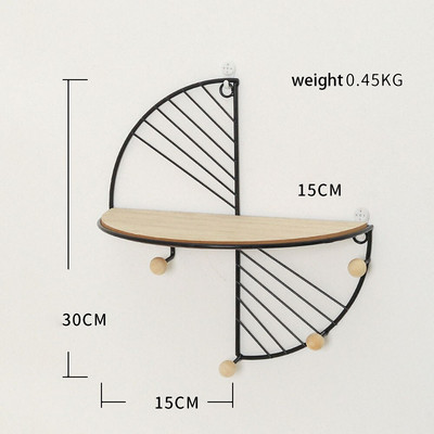 Creative Iron Art saugojimo vitrinos lentyna pakabinama laikymo lentyna Virtuvė Miegamasis Svetainės dekoravimo stovai namams