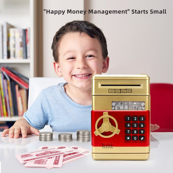 Κουμπαράς Παιδική Ηλεκτρονική θυρίδα μετρητών Κωδικός πρόσβασης Χρηματοκιβώτιο Smart Piggy Bank Αυτόματη Τράπεζα Παιδικό Κουτί δώρου