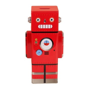 L21C Cute Robot Coin Bank Box Κινούμενα σχέδια Βάζο χρημάτων Εξοικονόμηση μετρητών για παιδιά Ενήλικες Αγόρια Κορίτσι