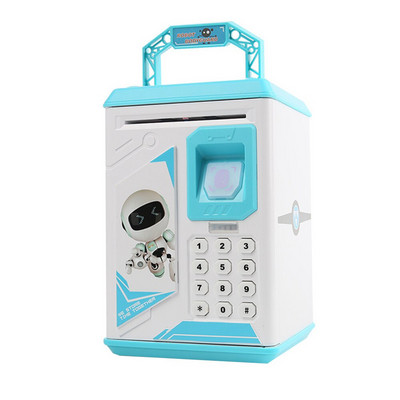 Mini cutie de bani ATM Parolă de siguranță pentru mestecat monede Depozit de numerar Cadou pentru copii Pușculiță electronică pentru copii