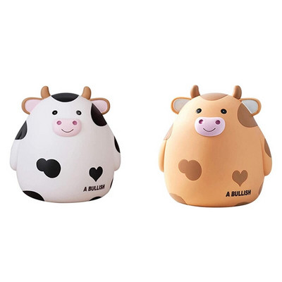 LUDA Piggy Bank, Cute Cow Money Bank για αγόρια και κορίτσια, Παιδική αδιάβροχη τράπεζα νομισμάτων, Καλύτερα γενέθλια για παιδιά