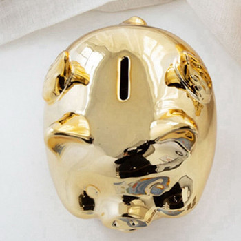 LJL-керамична касичка със златно прасе, сладка касичка с монети, креативно обзавеждане на дома, декорация на късметлийско прасе