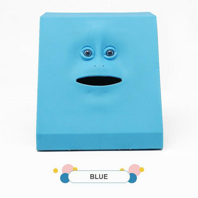 Vaikų jutiklinis monetų dėžutė Mielas veidas Banko pinigų seifas Piggy Banks Valgykite už pinigus taupydami Kūrybinius seifus Piggy Bank Dovanų Dropship