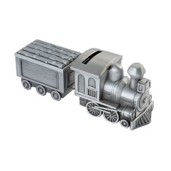 Money Piggy Train Vintage Box Saving Pot Metalchildren Kids Retro Model Figurine Tinplate Christmasunique Statue Banks