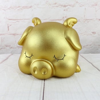 Big Golden Pig Piggy Bank Money Box Pig Year Μασκότ Lucky Pig μωρό Παιδί δώρο γενεθλίων Κουμπαράς Διακόσμηση σπιτιού