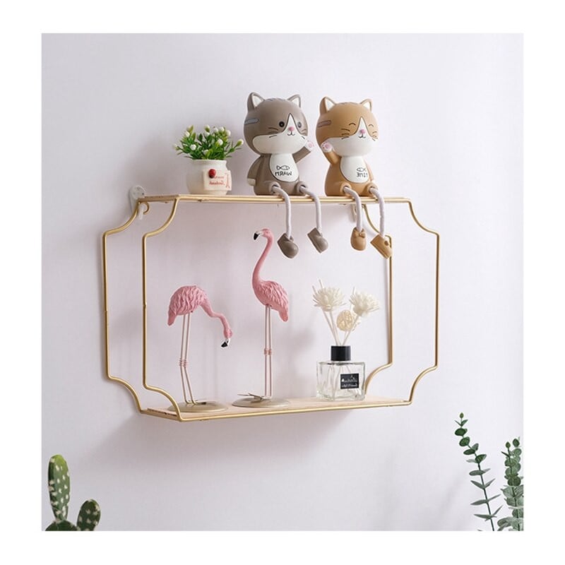 Suporturi de decorare pentru afisare Raft pentru camera copiilor Arta metalica pe perete Rafturi de perete pentru dormitor Decorare camera de zi Decor pentru casa Modern DIY