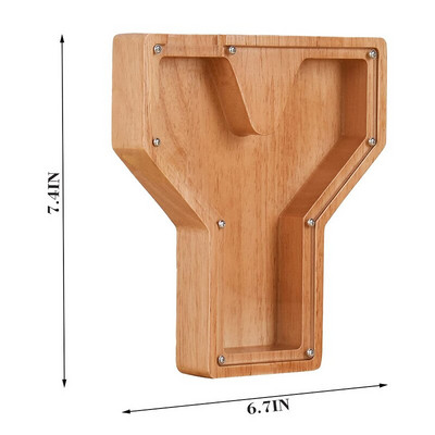 Twenty six Letter Piggy Bank Ταμειακή μηχανή νομισμάτων Κουτί εξοικονόμησης χρημάτων Χειροτεχνία Βάζο νομίσματα Κουτί αποθήκευσης Διανομέας Στολίδι Διακόσμηση σπιτιού