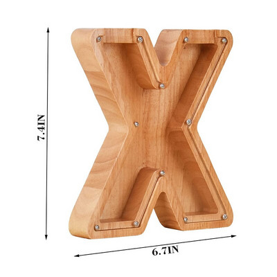 Twenty six Letter Piggy Bank Ταμειακή μηχανή νομισμάτων Κουτί εξοικονόμησης χρημάτων Χειροτεχνία Βάζο νομίσματα Κουτί αποθήκευσης Διανομέας Στολίδι Διακόσμηση σπιτιού