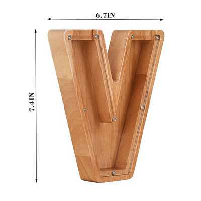 Twenty six Letter Piggy Bank Ταμειακή μηχανή νομισμάτων Κουτί εξοικονόμησης χρημάτων Χειροτεχνία Βάζο νομίσματα Κουτί αποθήκευσης Διανομέας Στολίδι Διακόσμηση σπιτιού