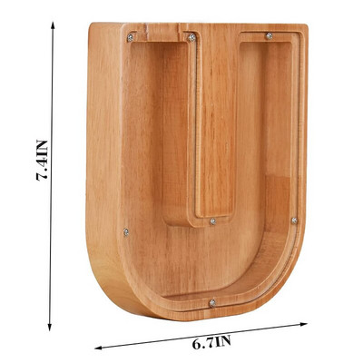 Twenty six Letter Piggy Bank Ταμειακή μηχανή νομισμάτων Κουτί εξοικονόμησης χρημάτων Χειροτεχνία Βάζο νομίσματα Κουτί αποθήκευσης Διανομέας Στολίδι Διακόσμηση σπιτιού