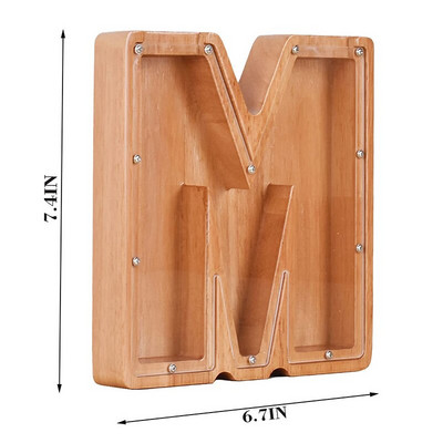 Twenty six Letter Piggy Bank Ταμειακή μηχανή νομισμάτων Κουτί εξοικονόμησης χρημάτων Χειροτεχνία Βάζο νομίσματα Κουτί αποθήκευσης Διανομέας Στολίδι Διακόσμηση σπιτιού