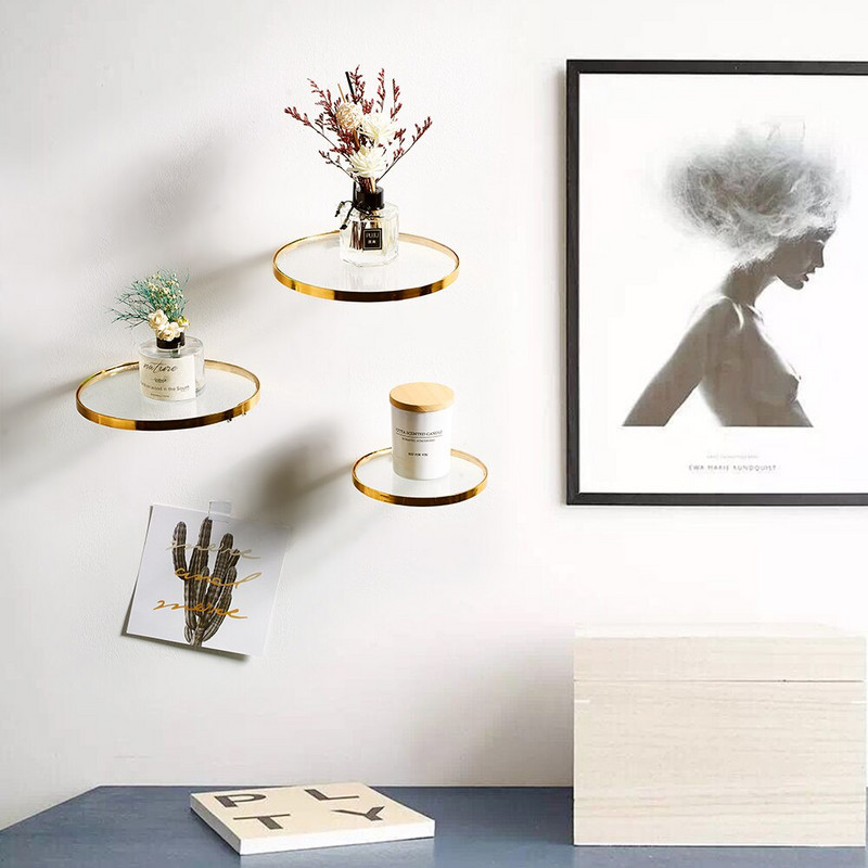 Paprastas stiklinių briaunų dekoravimas Namų paauglių svetainė miegamasis Sienų apdaila Lentyna Augalas gėlių vazonų stovas Augalų dekoratyvinis stovas