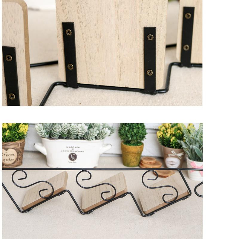 Retro stubište ukrasni okvir zid Estanterias Murale Pared Decoracion zid viseća polica za cvijeće nosač stalak za saksije B19