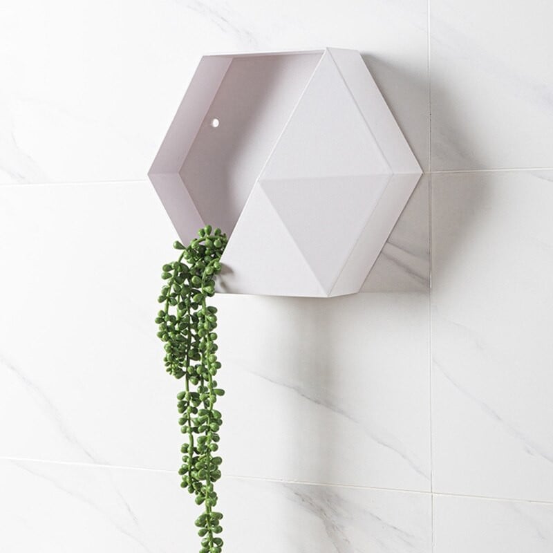 Εξάγωνα ράφια τοίχου Κουτί αποθήκευσης κυψελωτές γεωμετρικές βάσεις Σαλόνι Υπνοδωμάτιο Μπάνιο Κοιτώνες Διακοσμήσεις σταγόνα πλοίου