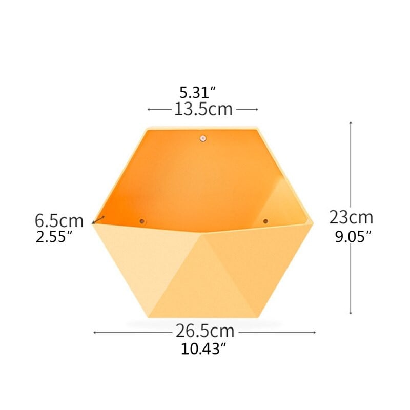 Εξάγωνα ράφια τοίχου Κουτί αποθήκευσης κυψελωτές γεωμετρικές βάσεις Σαλόνι Υπνοδωμάτιο Μπάνιο Κοιτώνες Διακοσμήσεις σταγόνα πλοίου